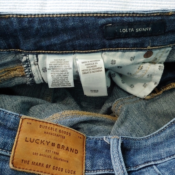 Lucky Brand Lolita Skinny Jeans Size 28 - Picture 13 of 13